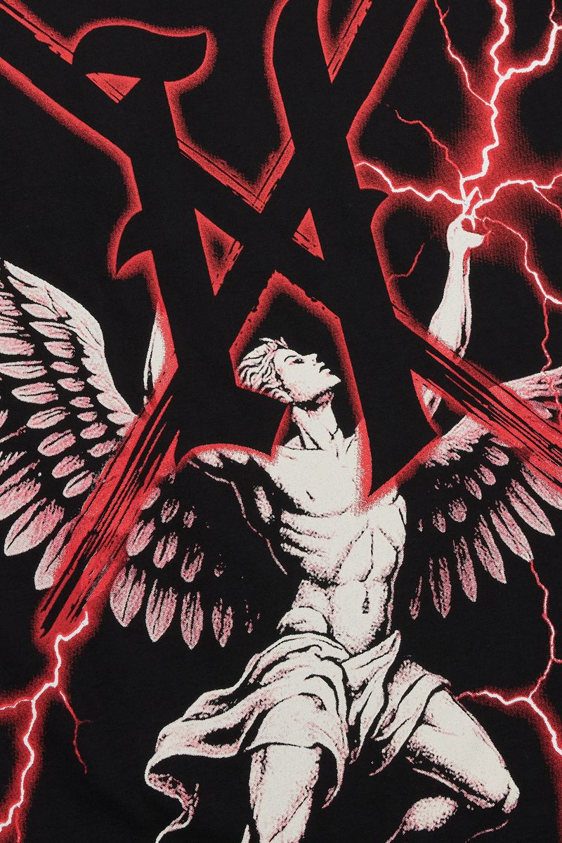 xhostile – rib cage black tee (xh-0023)