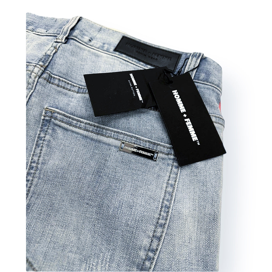 Home Femme Denim blue Jean