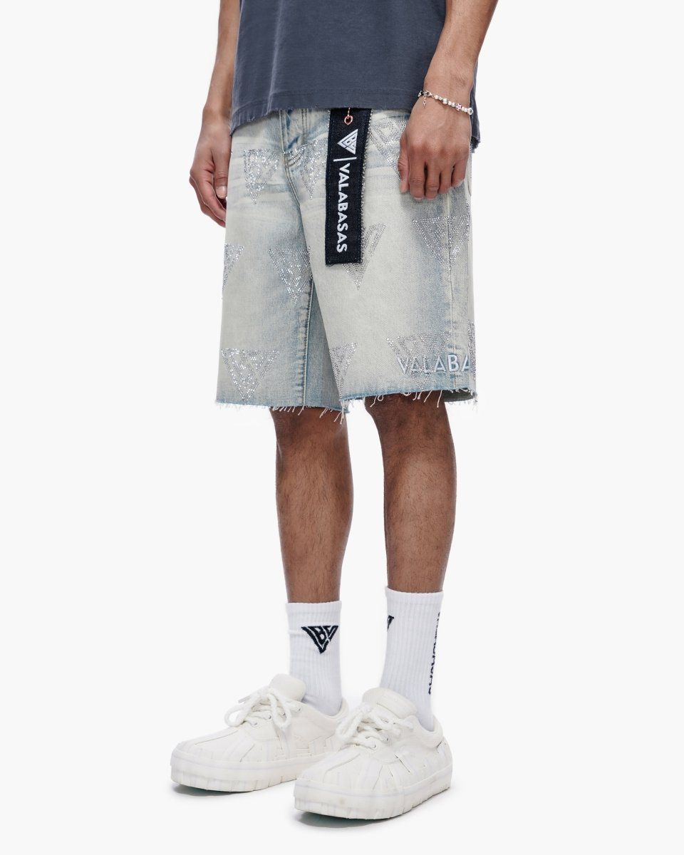 Valabasas Palace Light Blue Wash Jorts