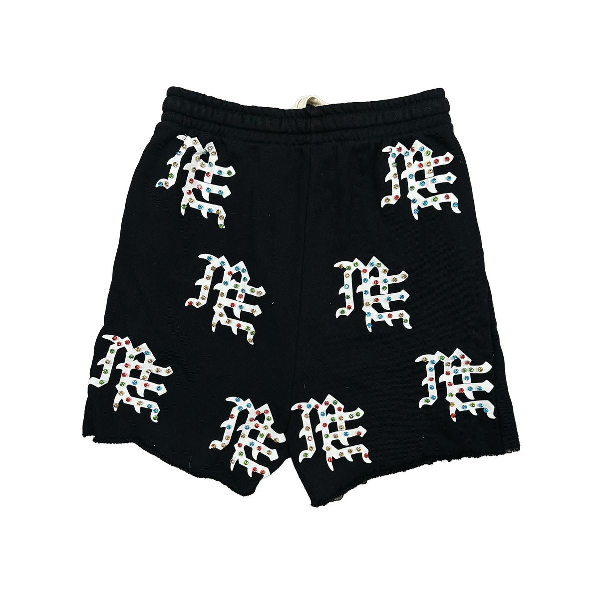 Mixed emotions Black 'ME' Logo Shorts