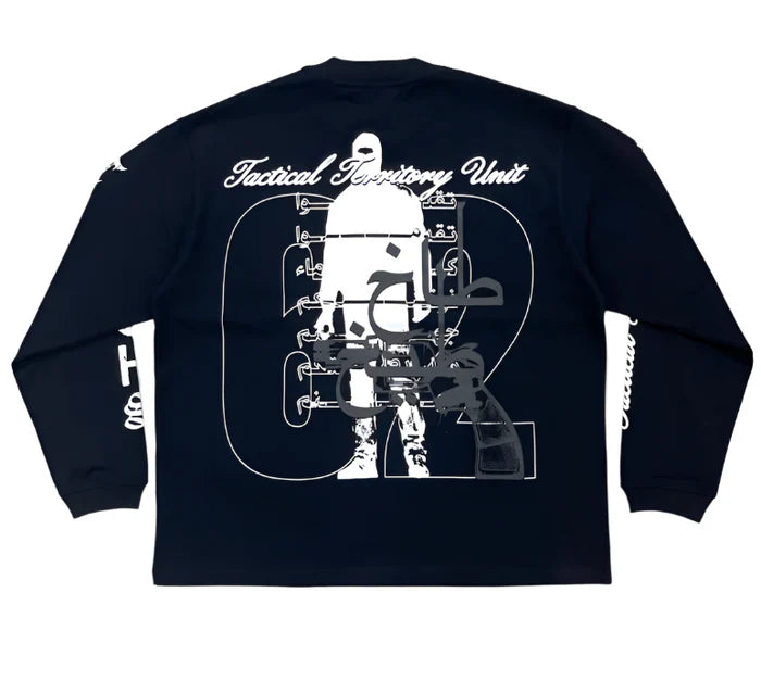 TRNCHS
KHANDAQ BLACK TEE