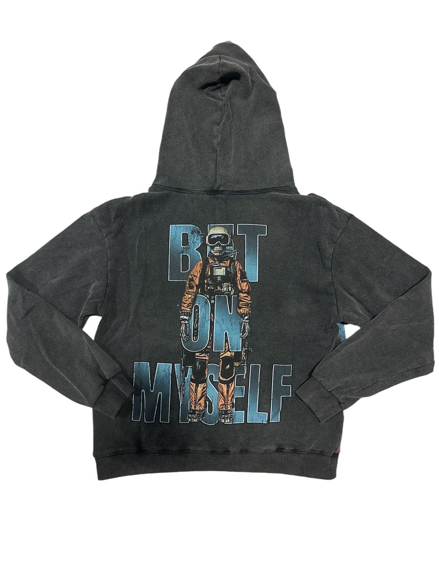 Concept Skier Hoodie Black Wash