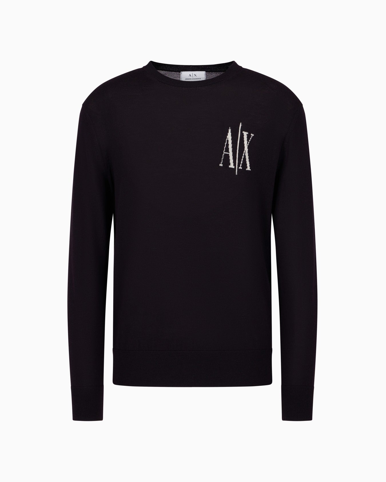 Armani Exchange ICON PROJECT VIRGIN WOOL CREWNECK SWEATER