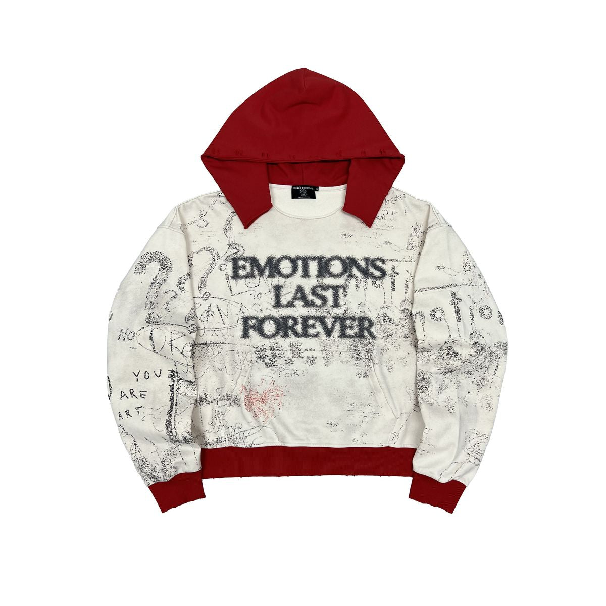 Mixed Emotions “Last Forever” Hoodie – Red