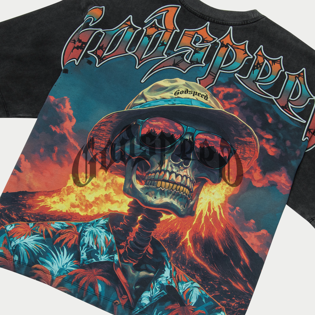 Godspeed “Natural Disaster” Tee – Black Wash