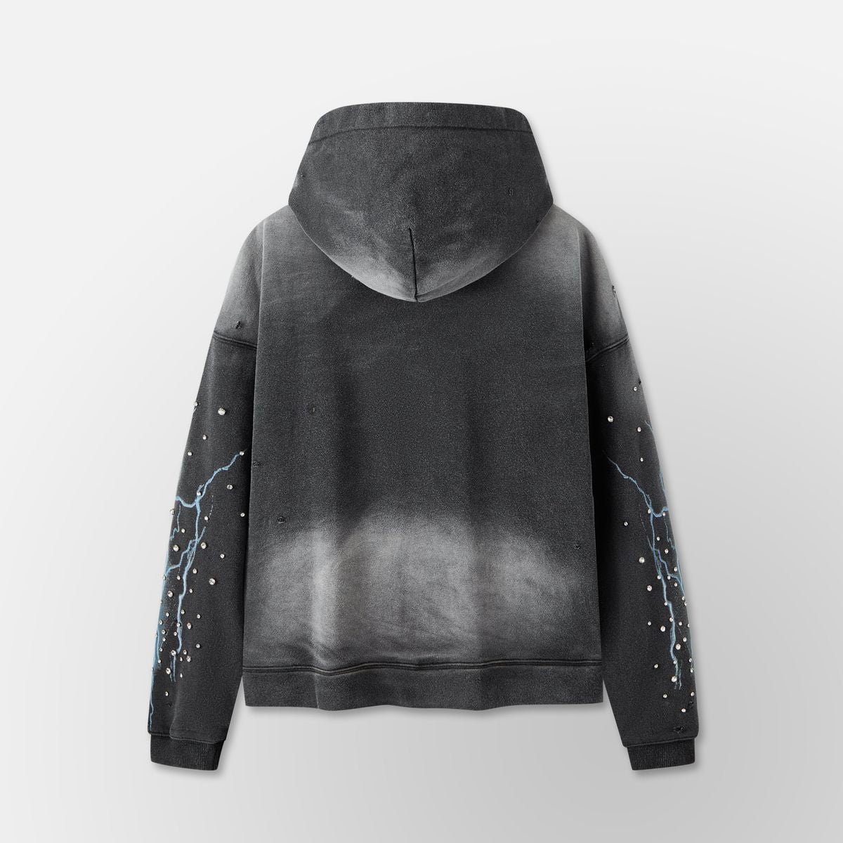 Hyde Park Grayskull Throw Back Full Zip Hoodie Black