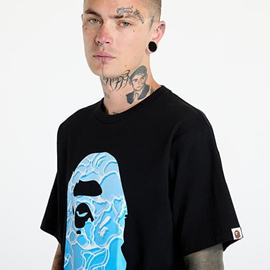 a bathing ape
sea surface camo ape head tee