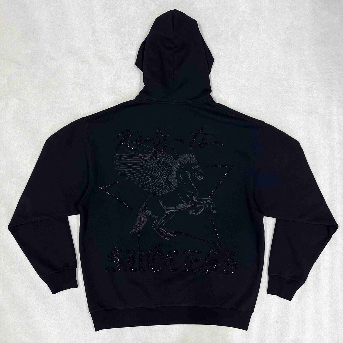 VALABASAS "EQUUS" BLACK HOODIE