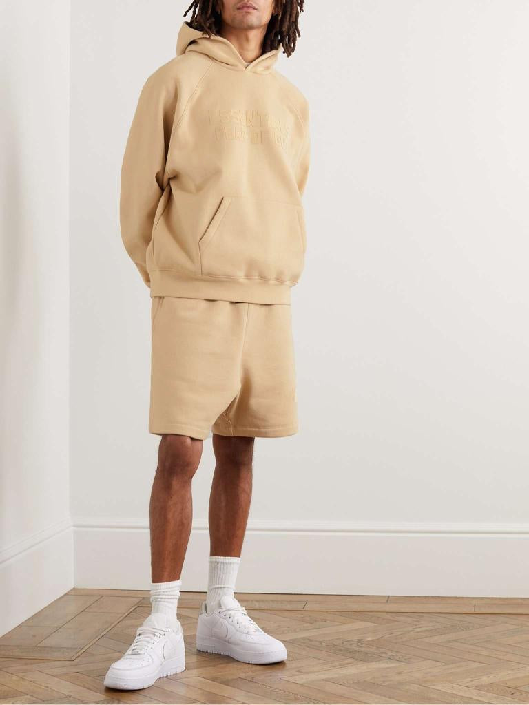 Fear of God essential hoodie in natural