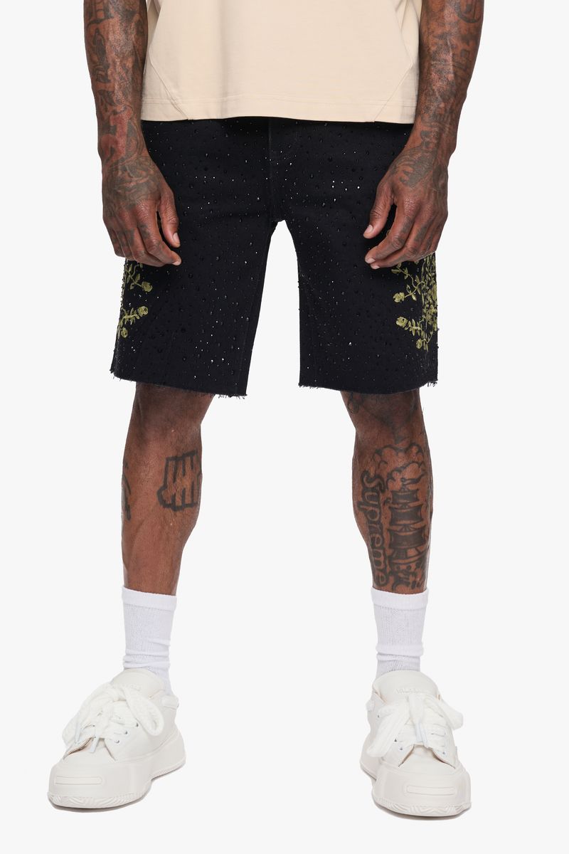 Valabasas written” denim shorts (vlbs-vsh2-1023)