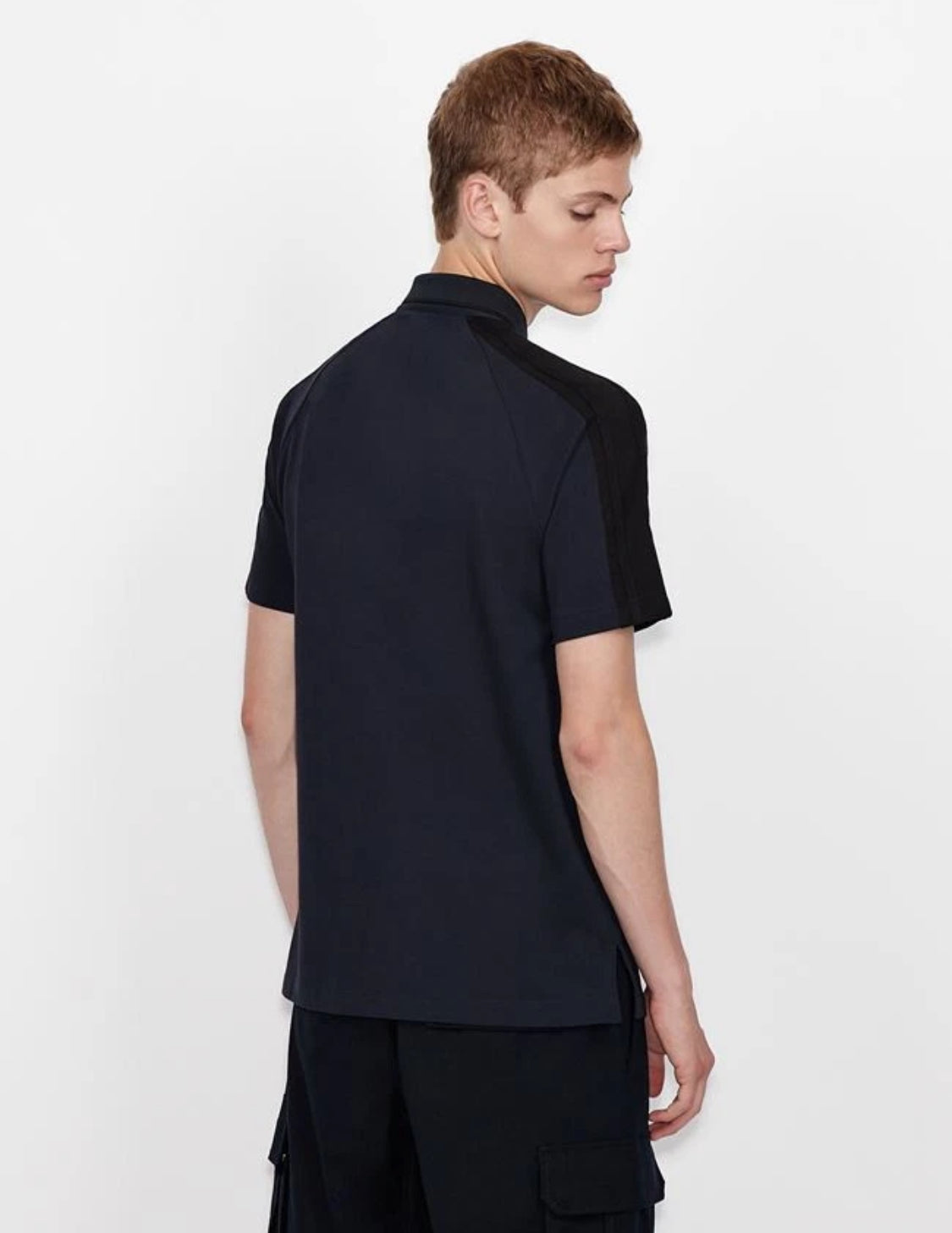 Armani Exchanges Polo Shirt Navy