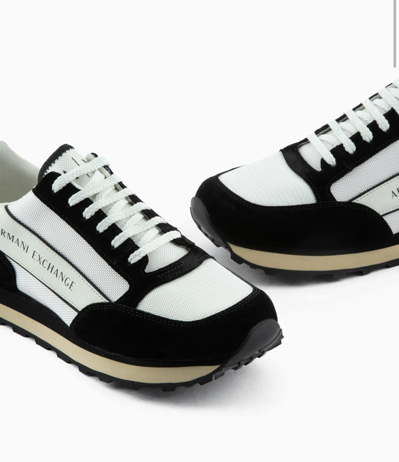 Armani exchange Logo lettering leather sneakers