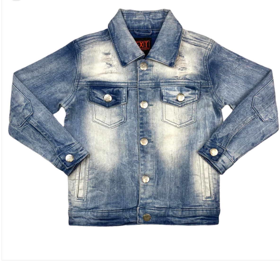 Exit "Iced" Kids Denim Jacket Set