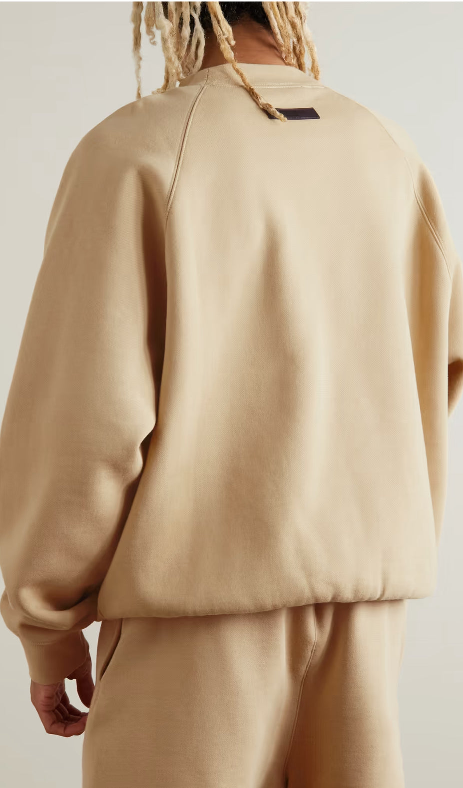 Fear of god essentials Logo-Appliquéd Cotton-Blend Jersey SweatshirtW