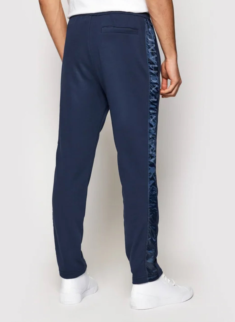 armani exchange navy trouser