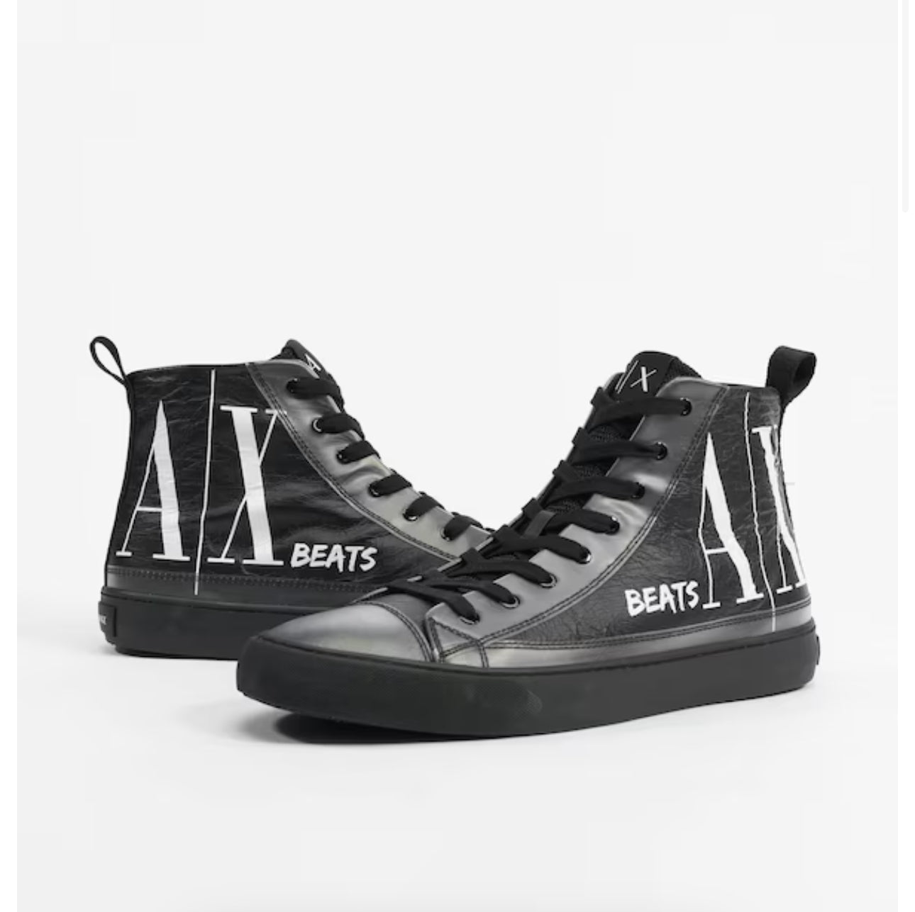 ARMANI Exchange BEATS BLACK SNEAKERS