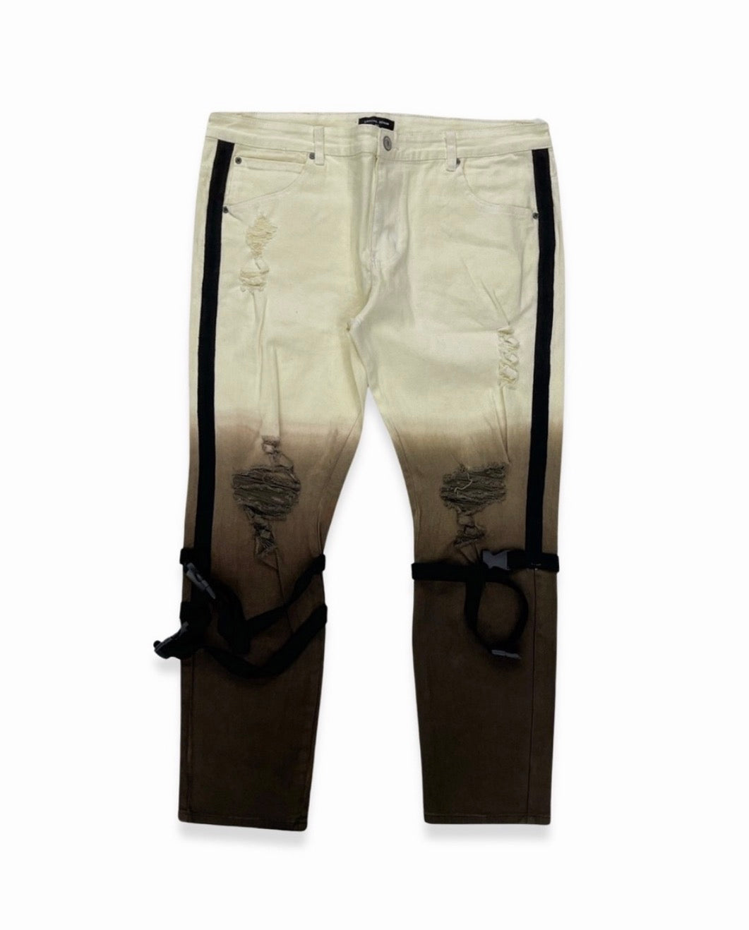 Capital Denim Cream Brown Jeans