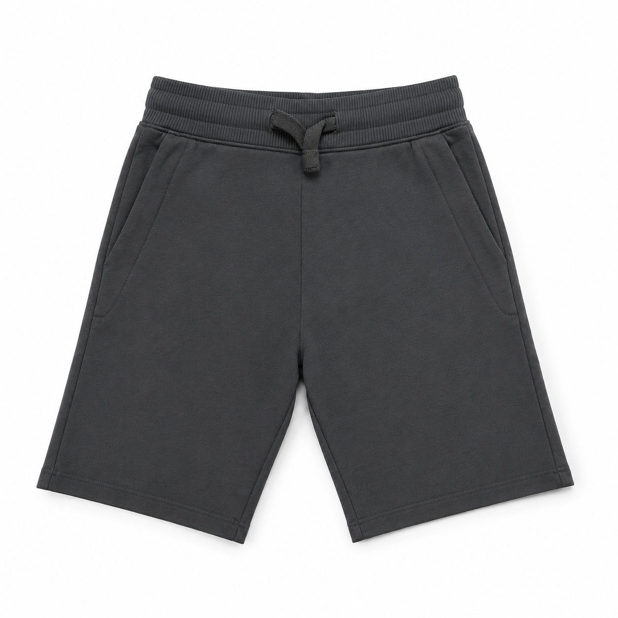 Jordan Craig Boys Kids Charcoal Fleece Shorts with Dual Zipper Pockets | Sizes 2-7