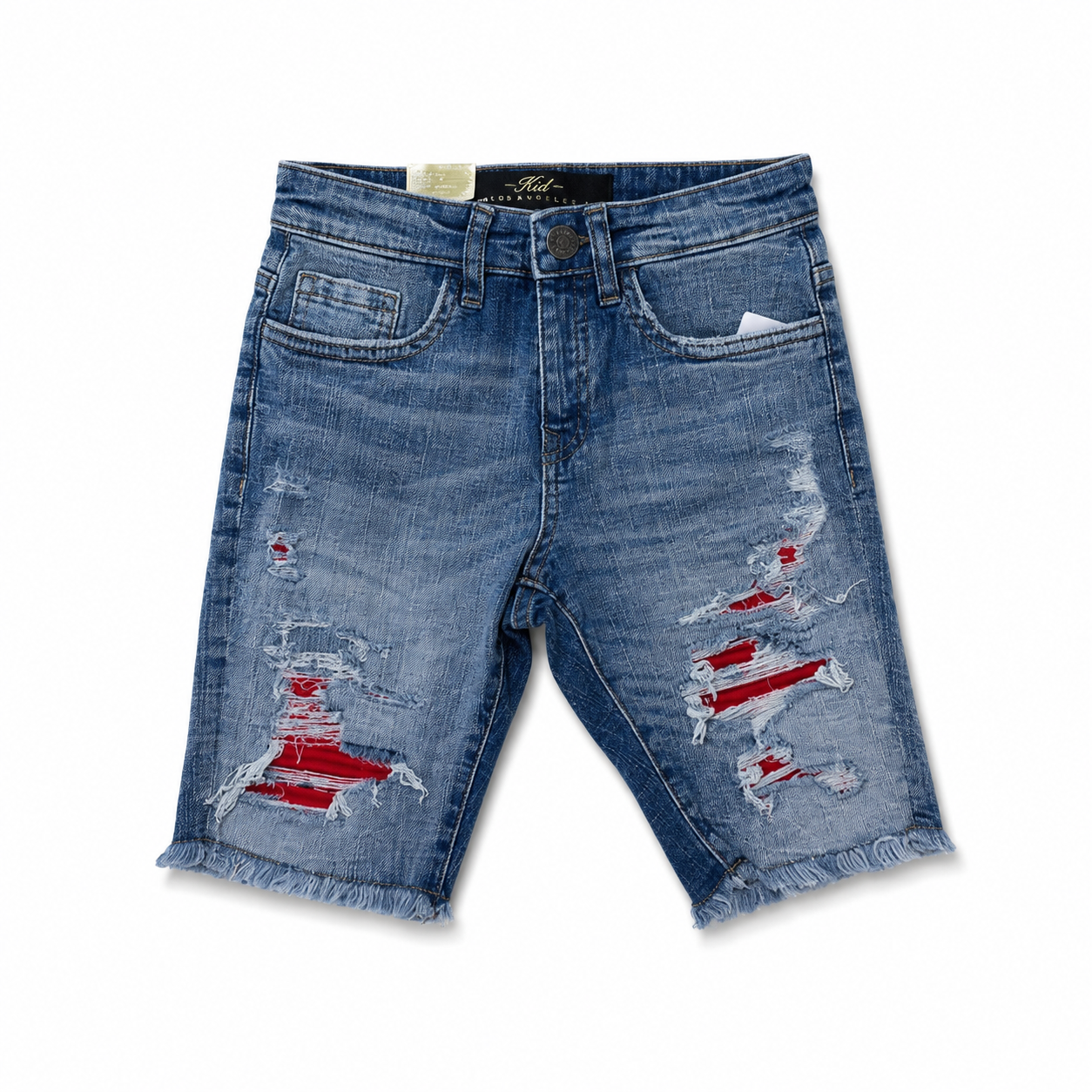 Jordan Craig Boys Legacy Edition Denim Shorts – Viper Blue | Super Stretch | Style J3191SK