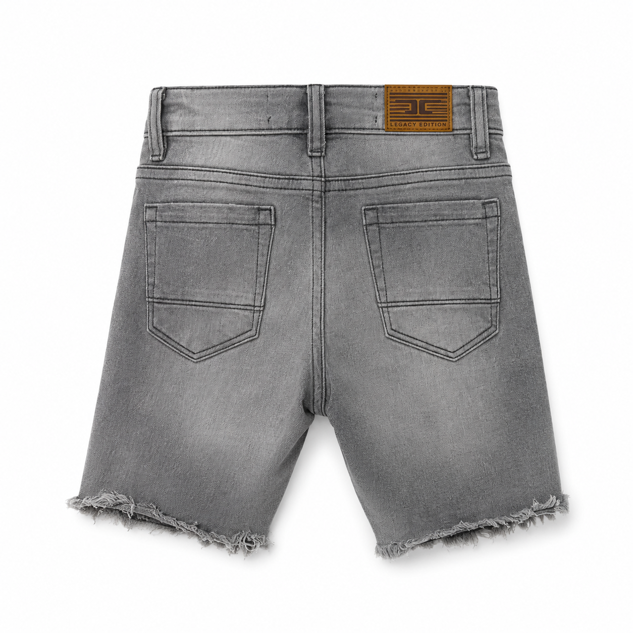 Jordan Craig Boys Legacy Edition Denim Shorts – Cement Wash | Super Stretch | Style J3191SK