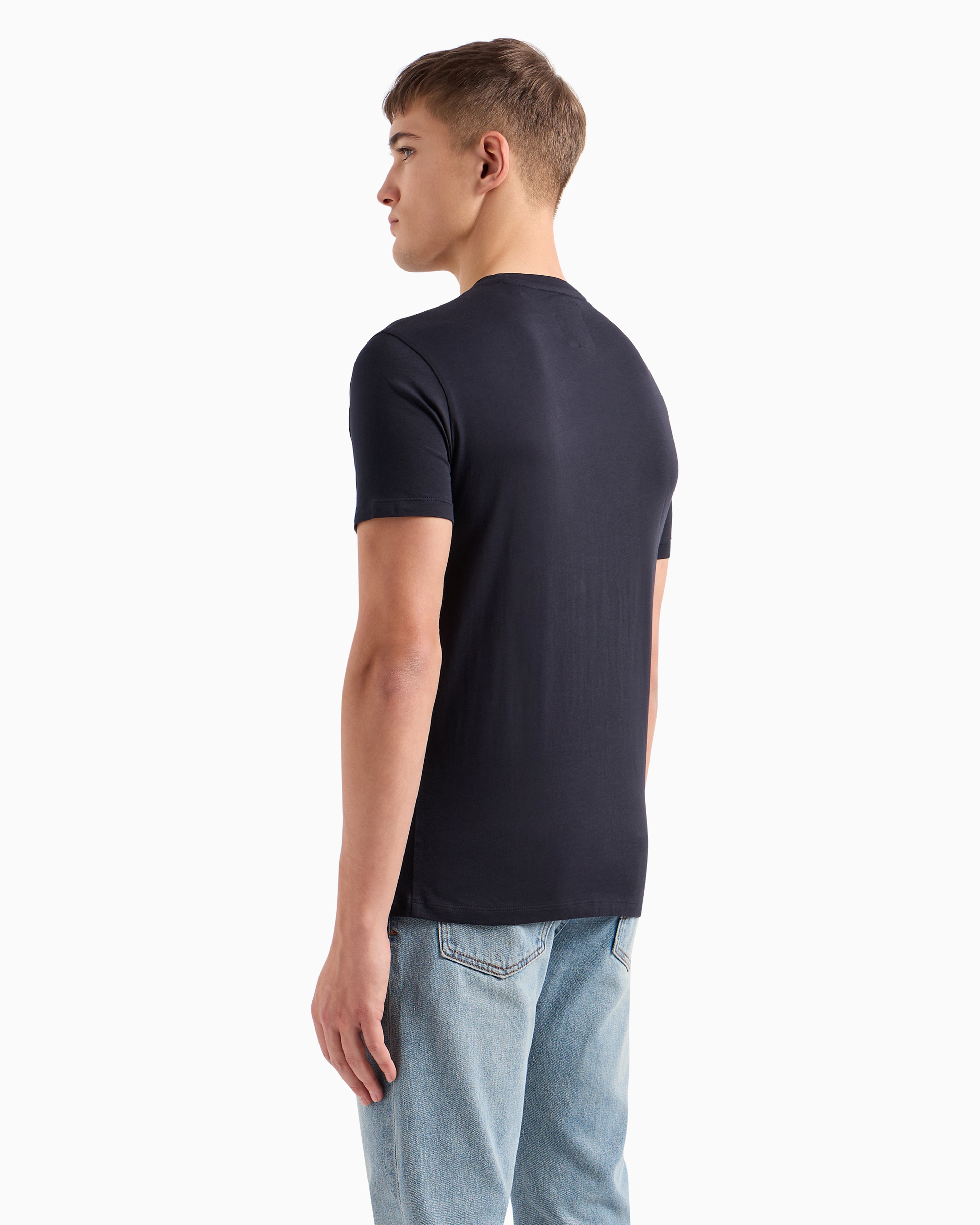 Armani Exchange Icon Logo AIX Navy T-Shirts