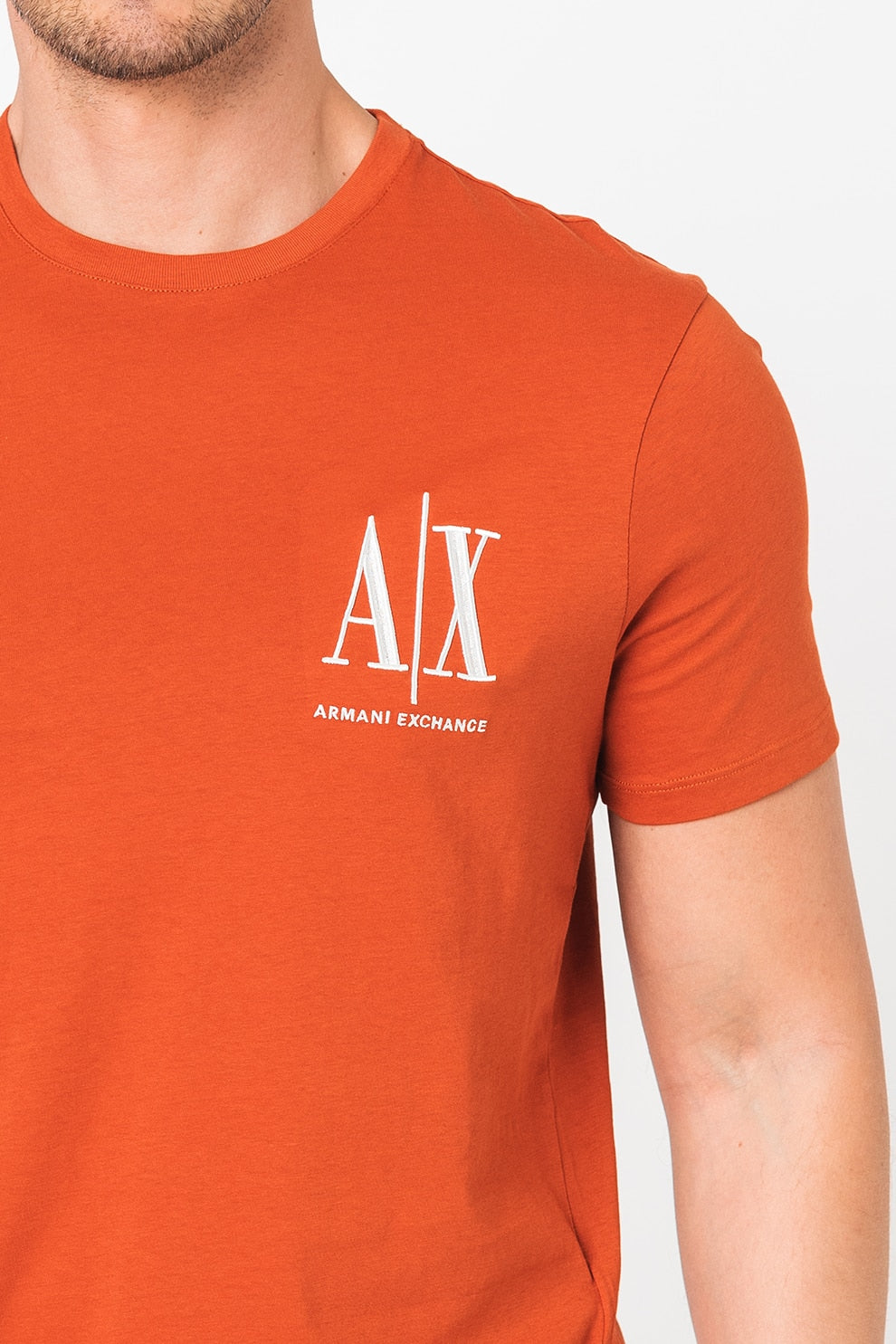 Armani Exchange Icon Logo AIX Orange T-Shirts