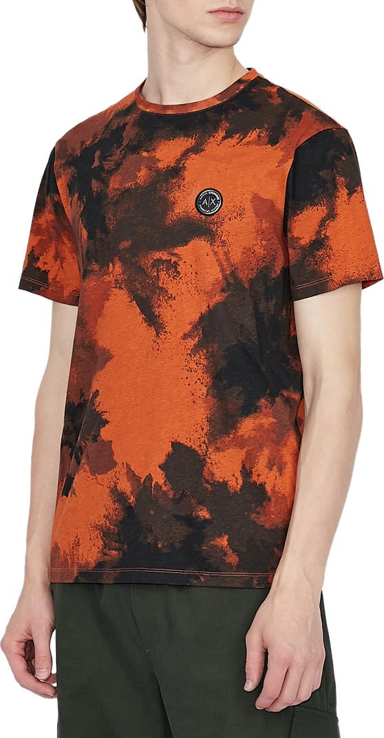 Armani Exchange Burnt Orange / Black T-Shirts