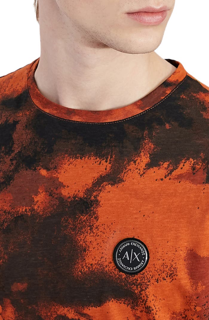 Armani Exchange Burnt Orange / Black T-Shirts