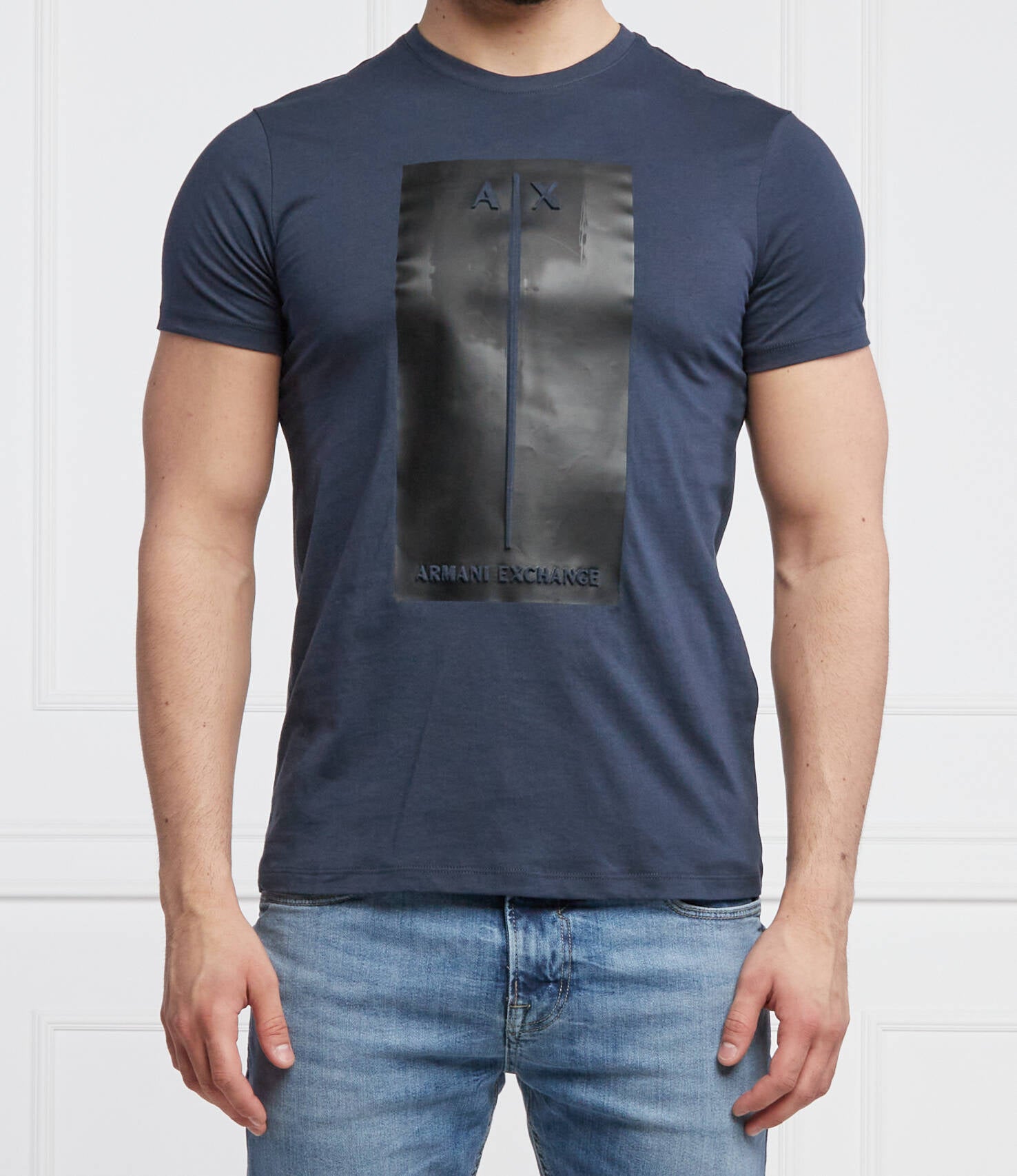Armani Exchange Navy Black T-Shirts
