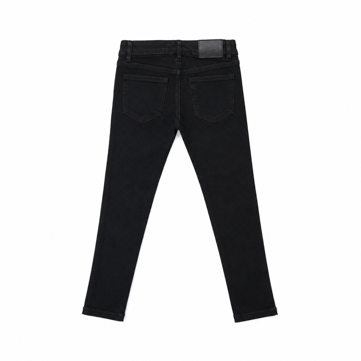 Ops Boys Slim Stretch Side Tape Distressed Jeans – Jet Black/Purple – Size 4 – Style OPS1905K