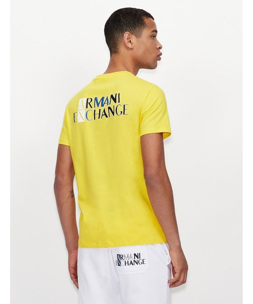 Armani Exchange Yellow T-Shirts
