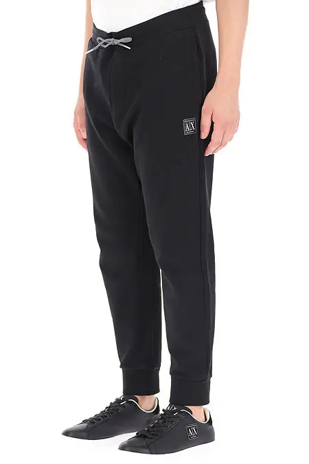 armani exchange black trousers