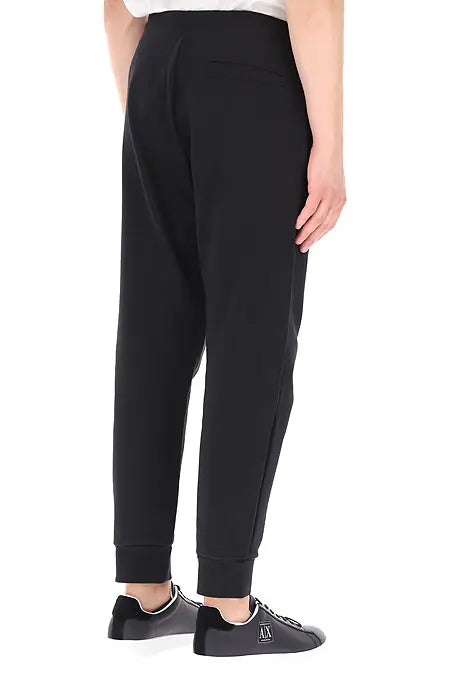 armani exchange black trousers