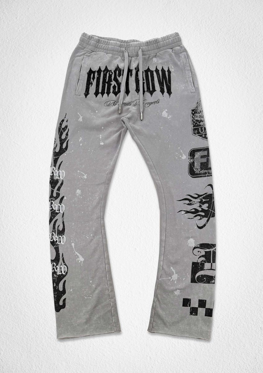 FIRST ROW DENIM NO LIMITS NO REGRETS HOODIE & PANTS SETS