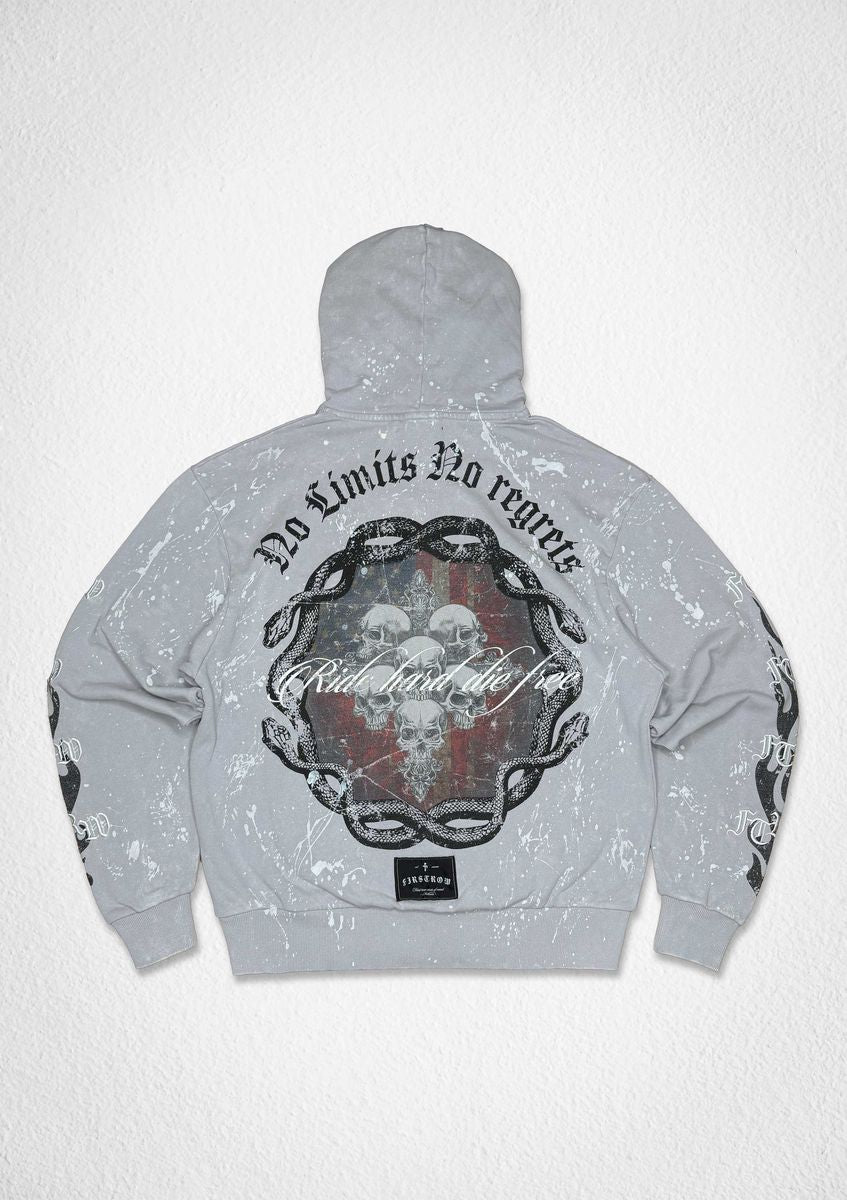 FIRST ROW DENIM NO LIMITS NO REGRETS HOODIE & PANTS SETS