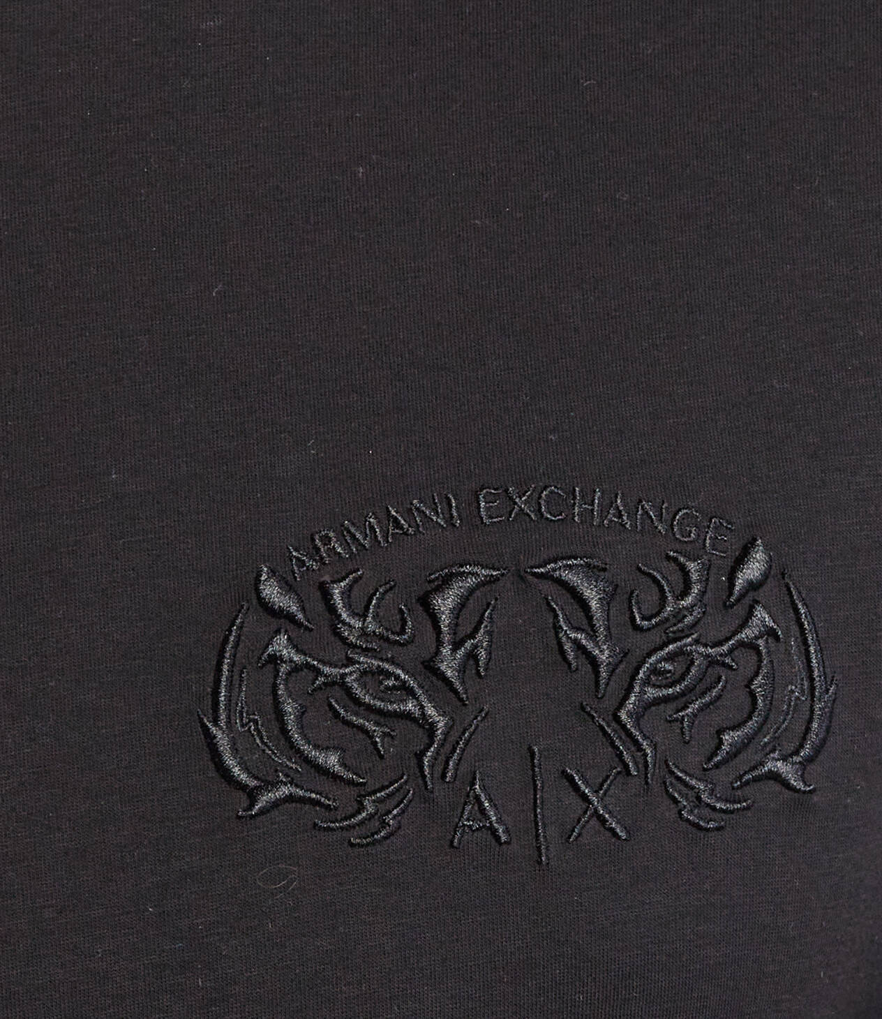 Armani Exchange Tiger Black T-Shirts