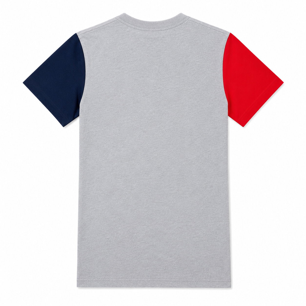 Polo Ralph Lauren Boys Flag Logo Colorblock Short Sleeve T-Shirt – Gray/Red/Navy | Slim Fit