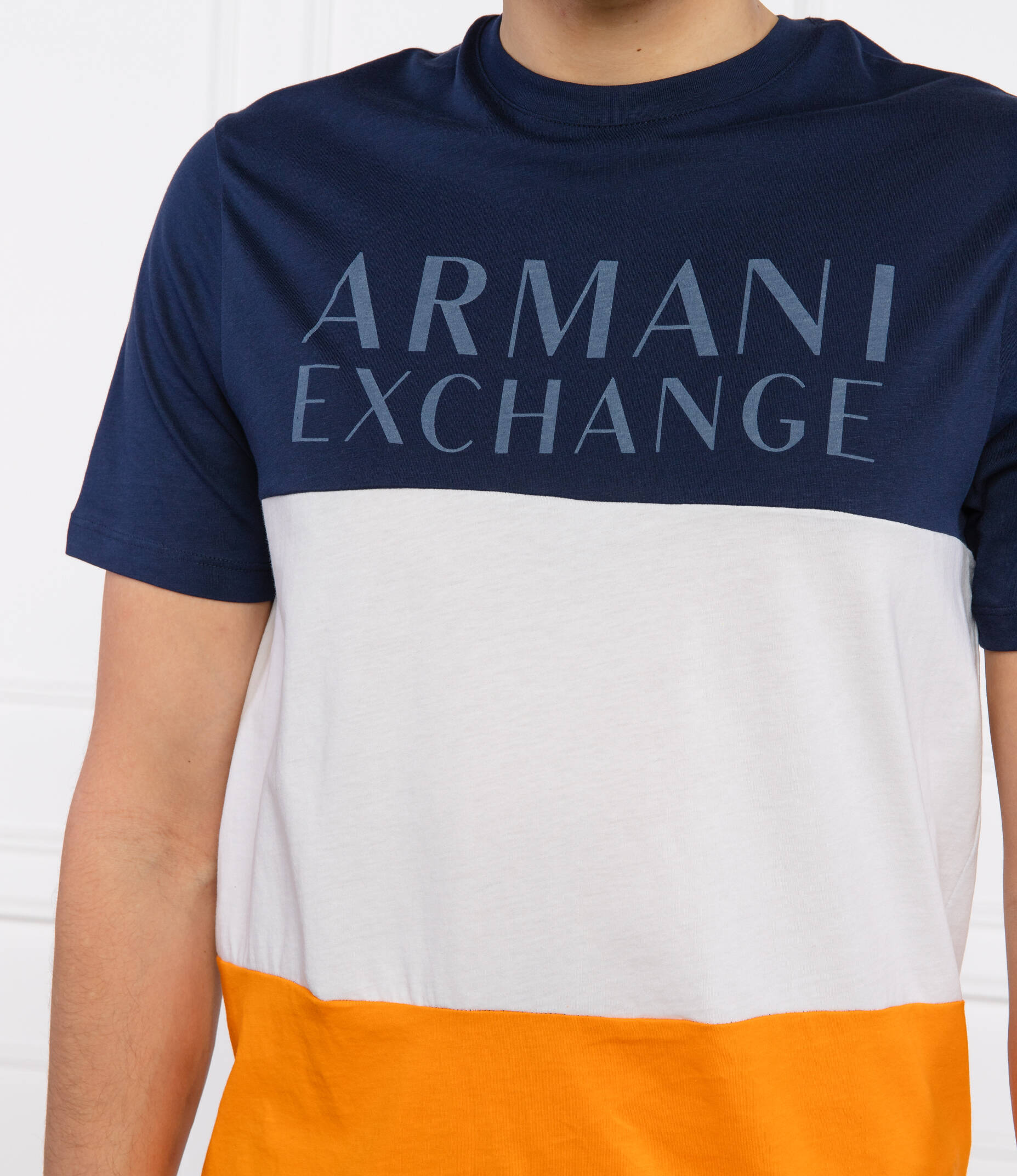 Armani Exchange Bright orange T-Shirts