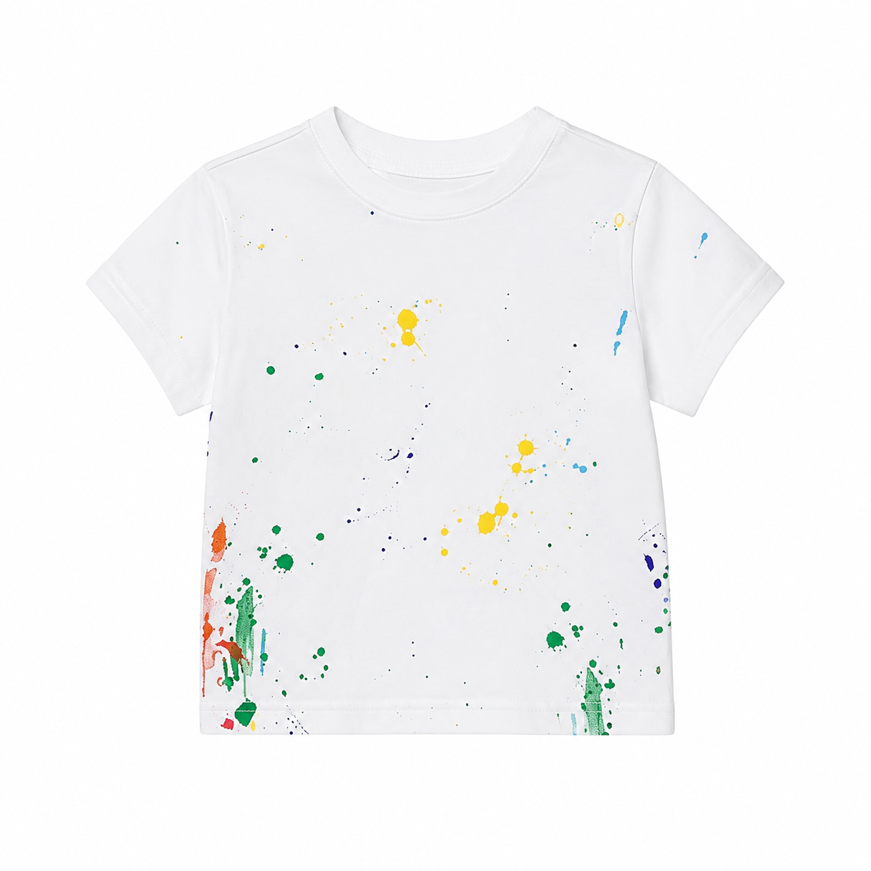 Polo Ralph Lauren Toddler Boys Polo Bear Paint Splatter Graphic T-Shirt White