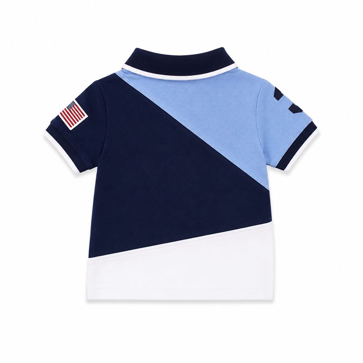 Polo Ralph Lauren Baby Boys Colorblock Mesh Polo Shirt Navy Multi