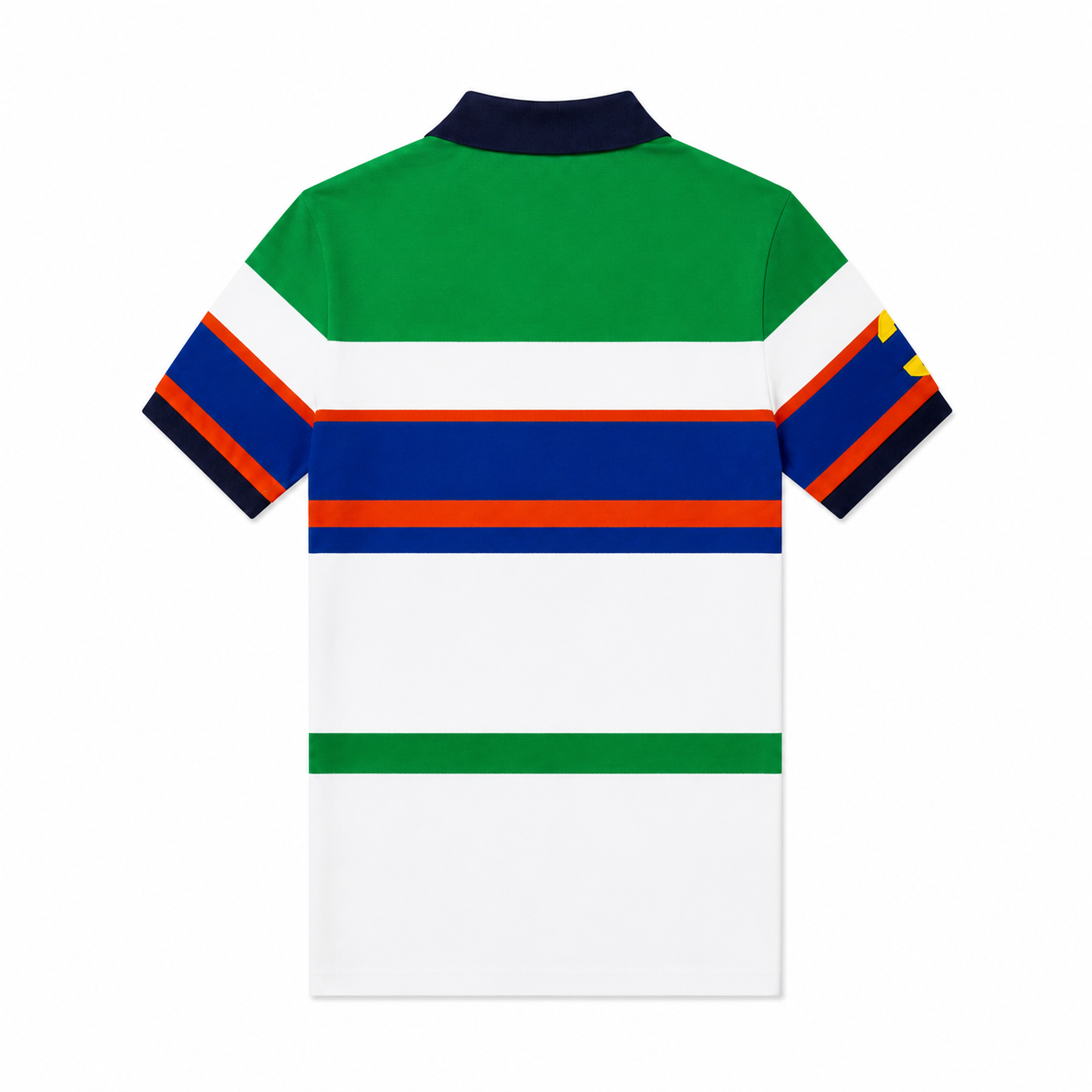 Polo Ralph Lauren Boys Big Pony Striped Polo Shirt Green/White/Blue