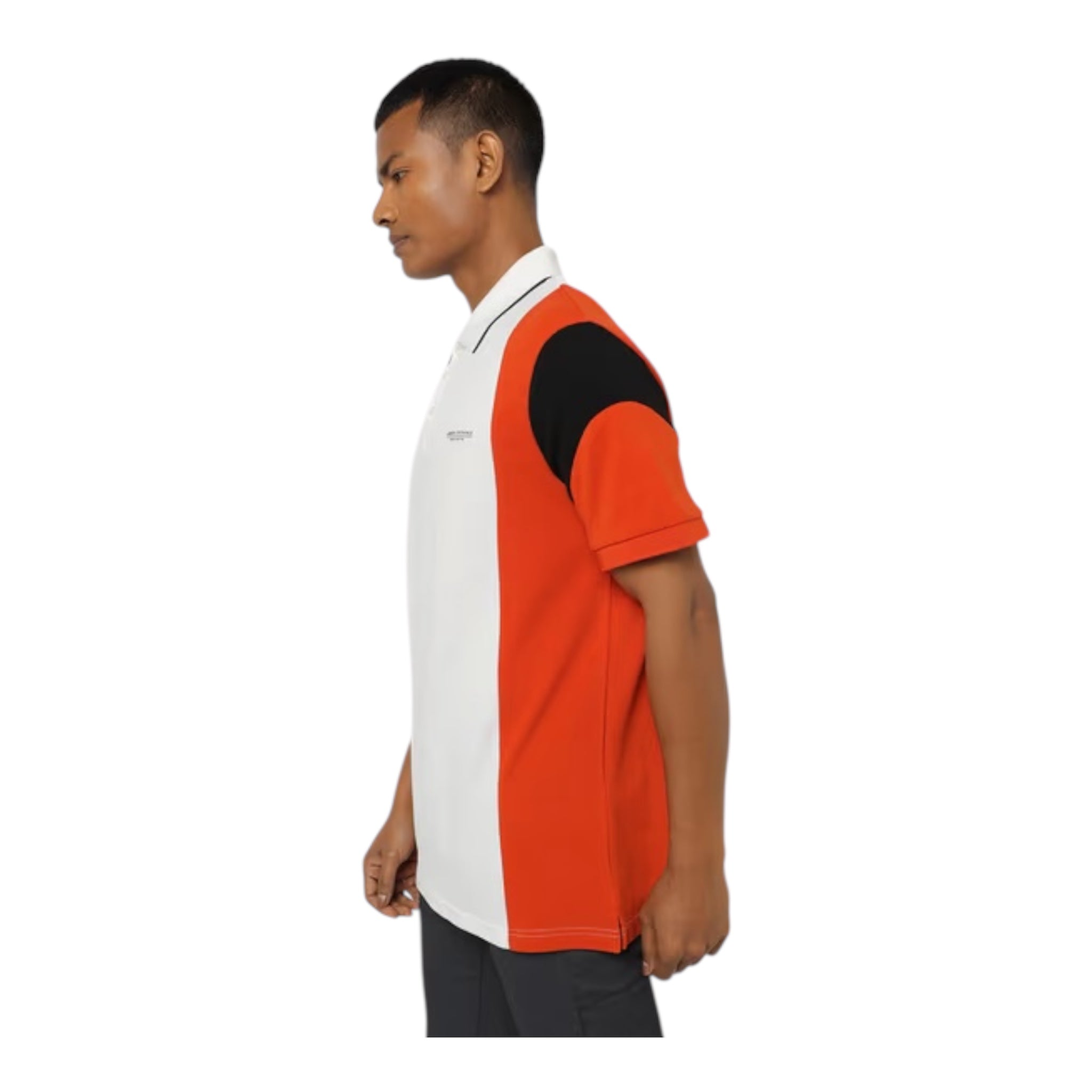 Armani Exchange vibrant red orange Polo Shirt