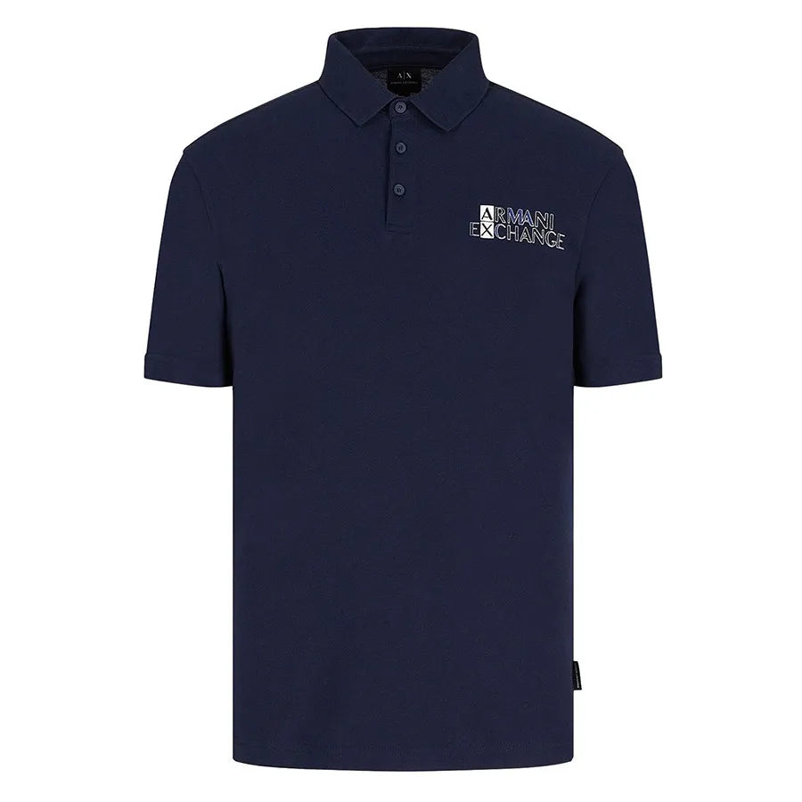 Armani Exchange Navy Polo Shirt