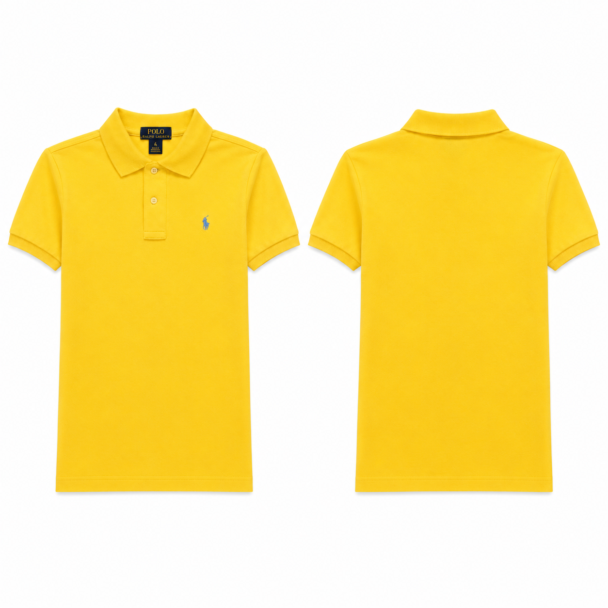 Polo Ralph Lauren Boys Classic Fit Mesh Polo Shirt Yellow