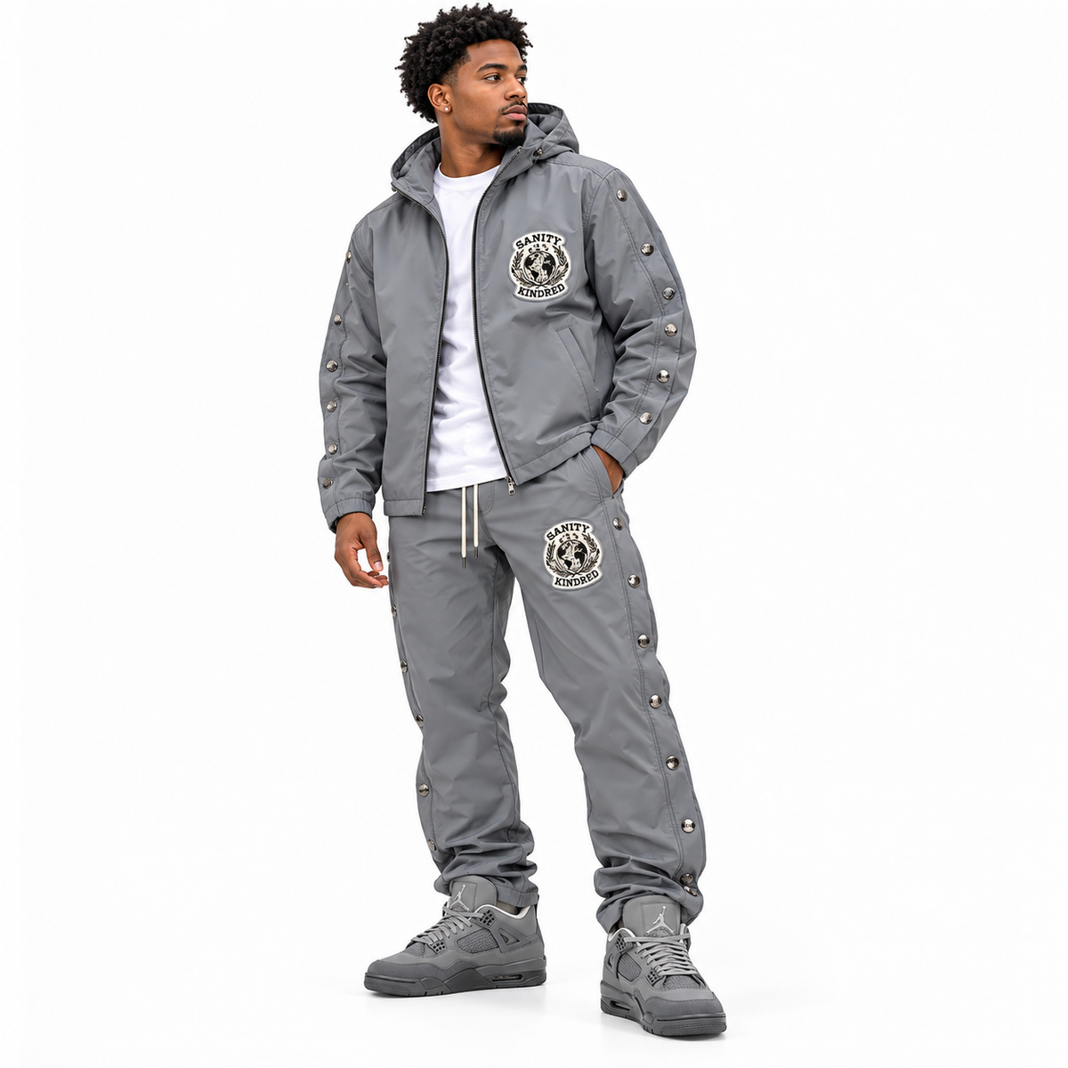 KINDRED NYLON CHENILLE LONG SLEEVE SET
