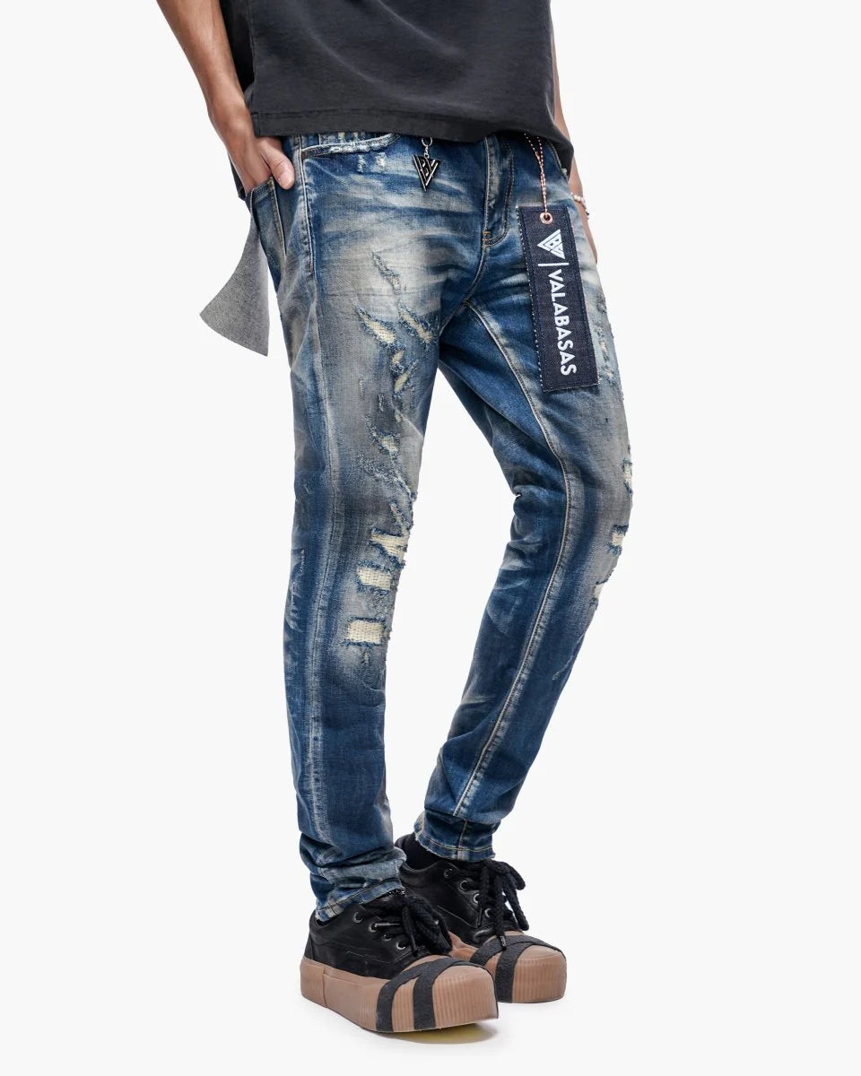 Valabasas LEADER DARK BLUE WASH SKINNY