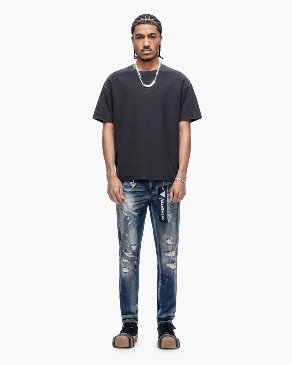 Valabasas LEADER DARK BLUE WASH SKINNY