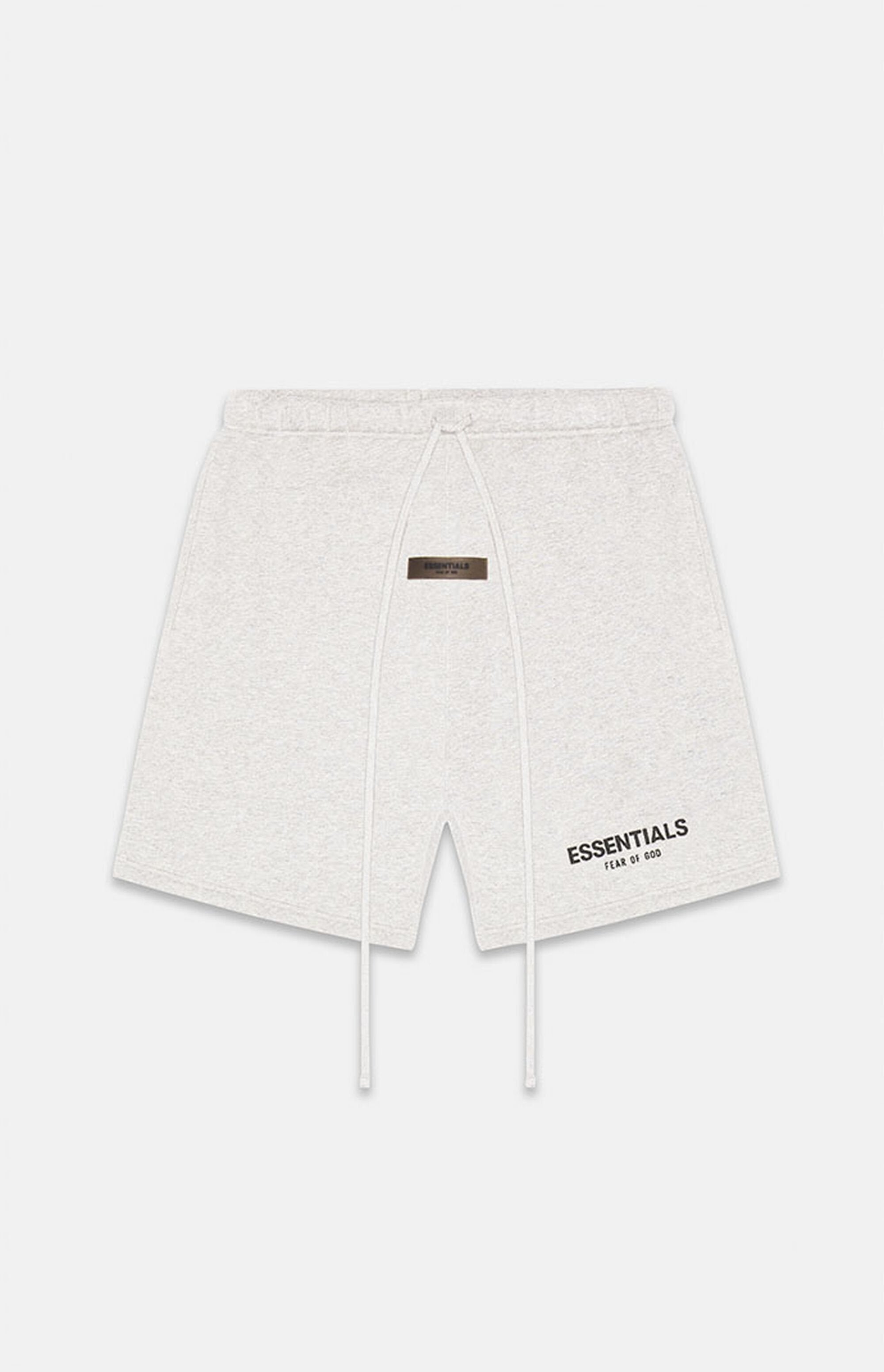 Fear of God Essentials Light Oatmeal Sweat Shorts
