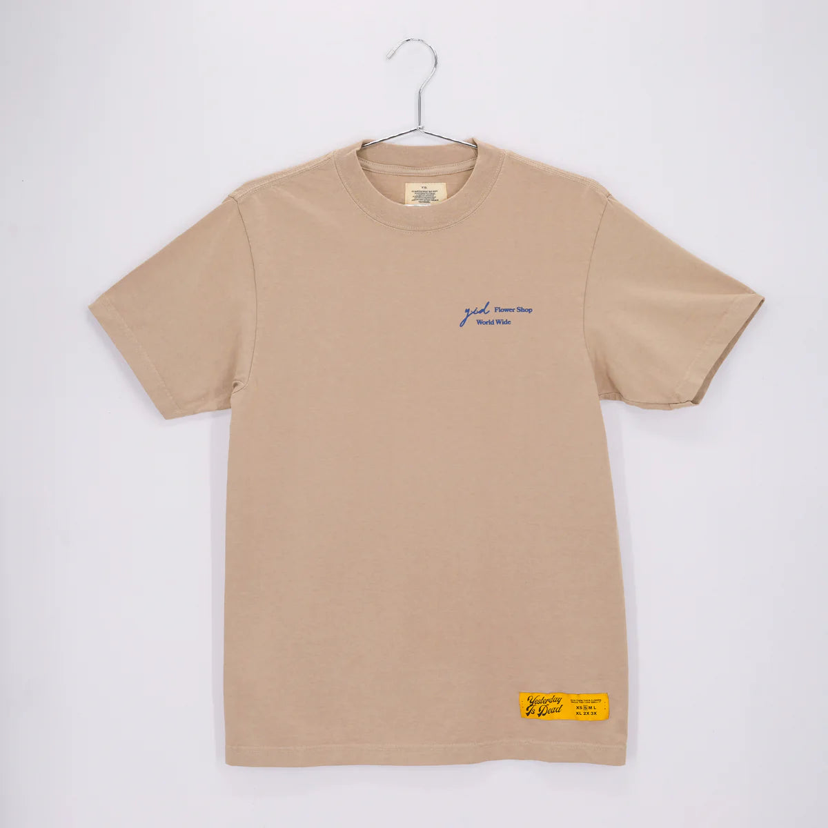 Yesterday is dead FLOWER SHOP TEE OATMEAL/NAVY
