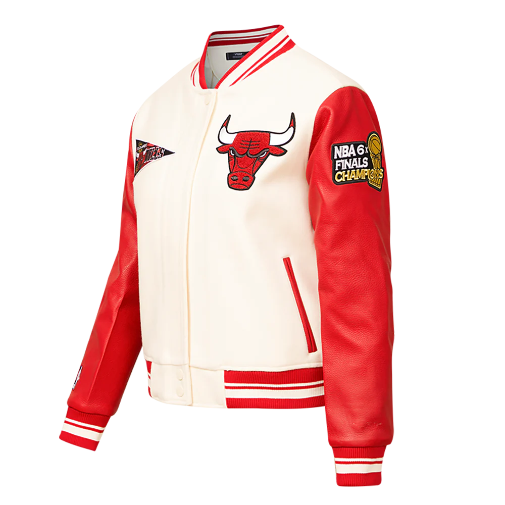 Pro standard CHICAGO BULLS RETRO CLASSIC RIB WOOL VARSITY JACKET